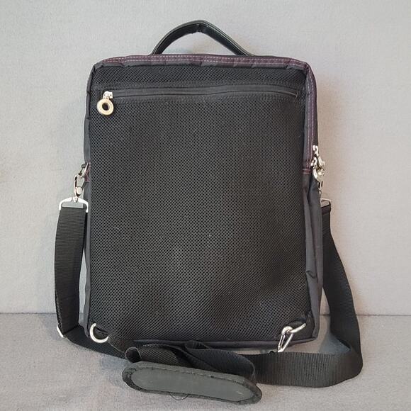 Targus Keira Laptop Backpack Crossbody Bag – Black/Pink – EUC – 14” Travel - Picture 2 of 8